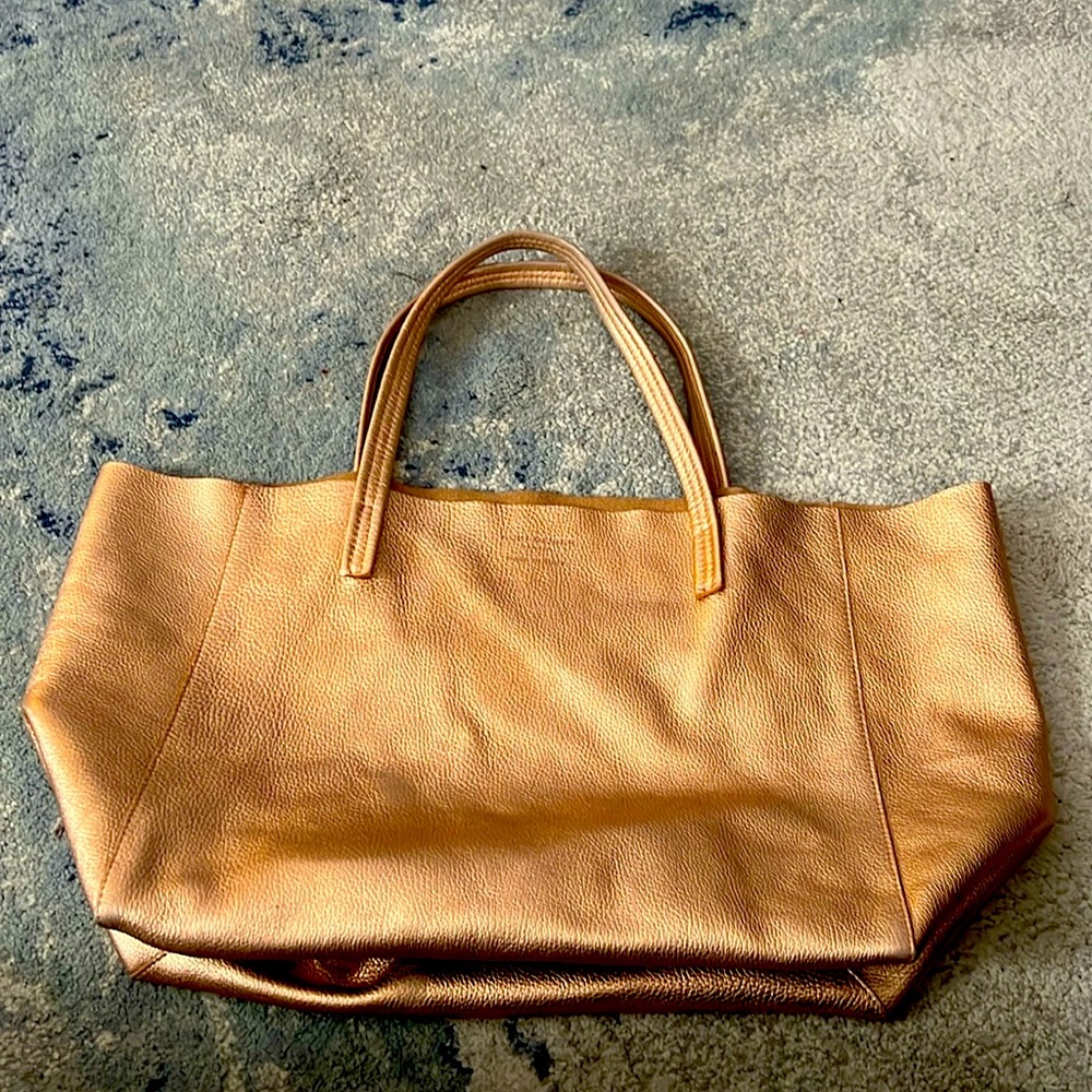 Kurt Geiger Genuine Leather Rose Gold bag